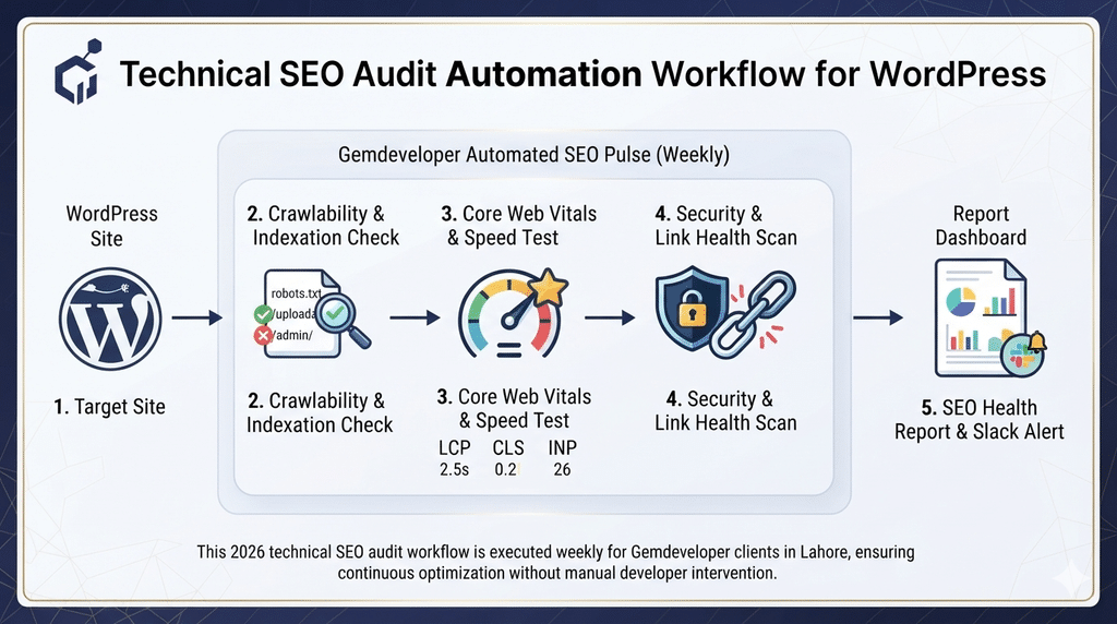 Technical SEO Audit Checklist for Woocommerce n8n-gemdeveloper